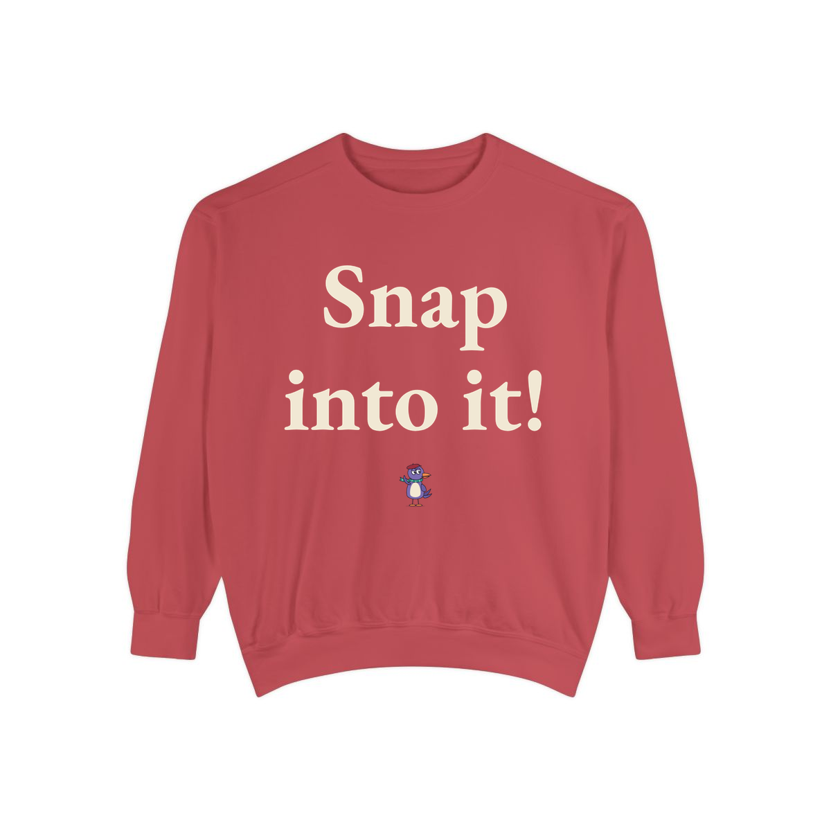 Comfort Colors sweatshirt, Crimson