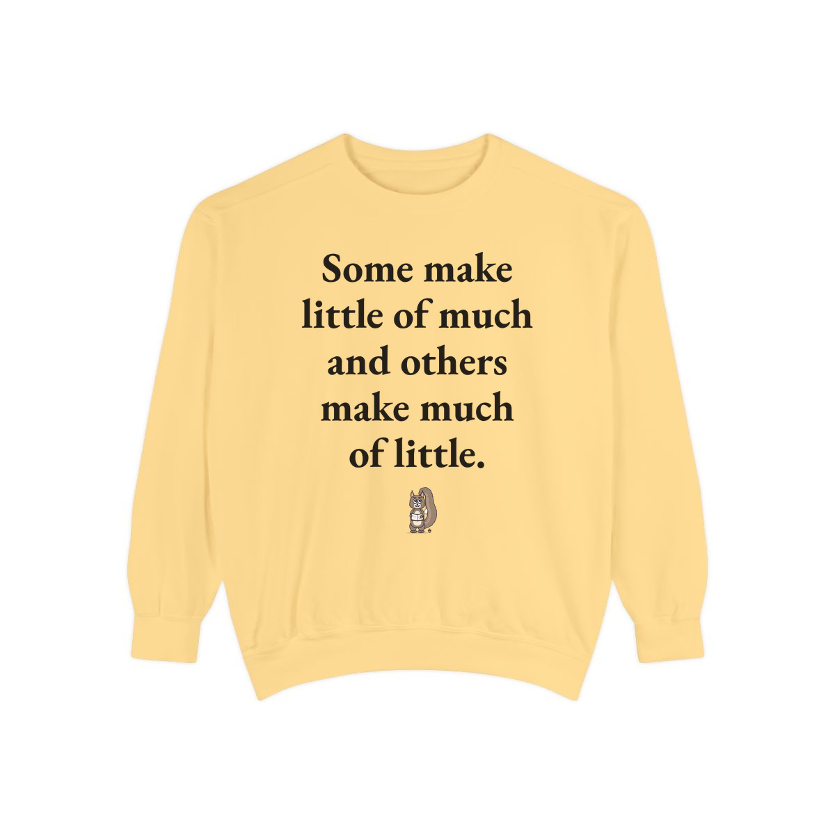 Comfort Colors sweatshirt, Butter