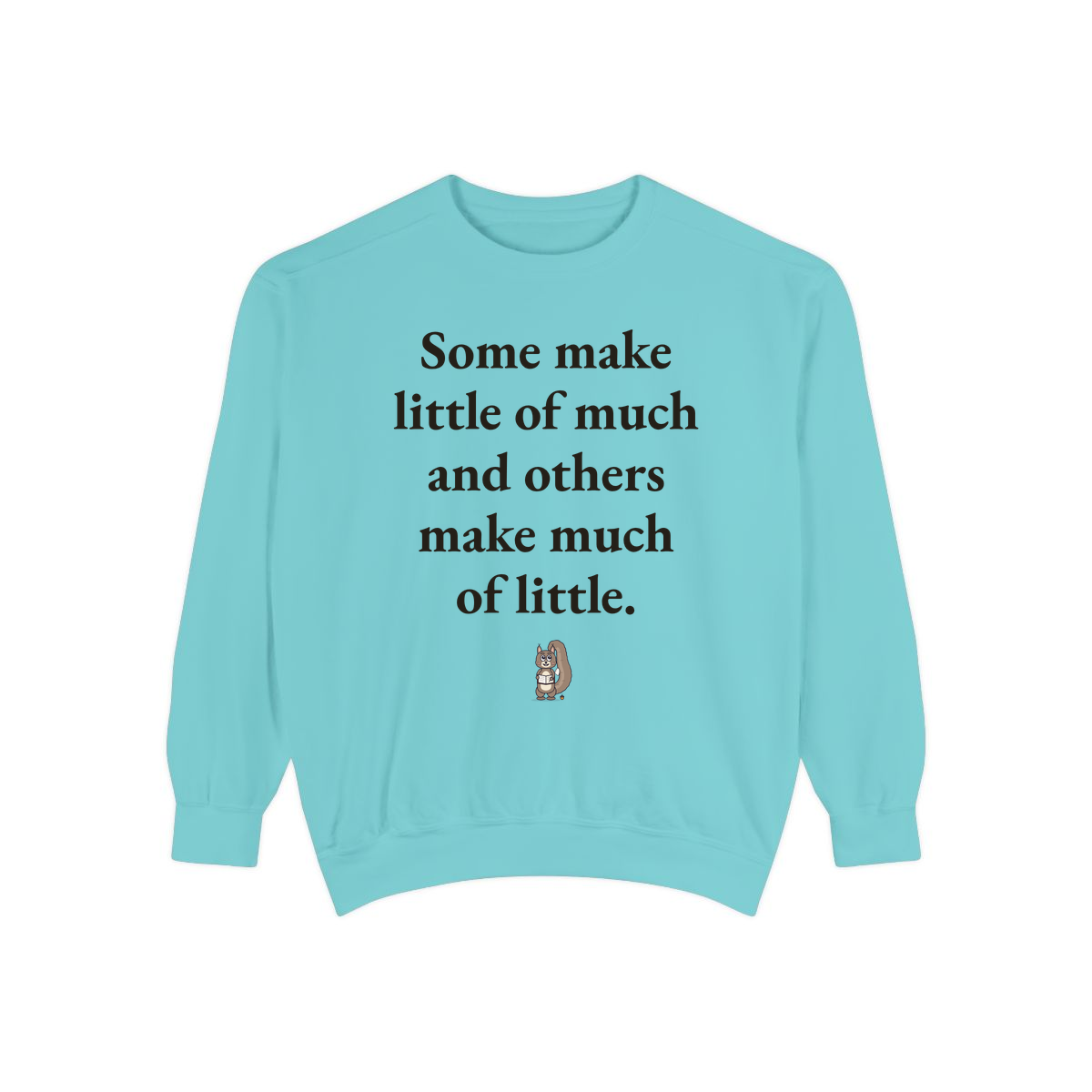 Comfort Colors sweatshirt, Chalky Mint