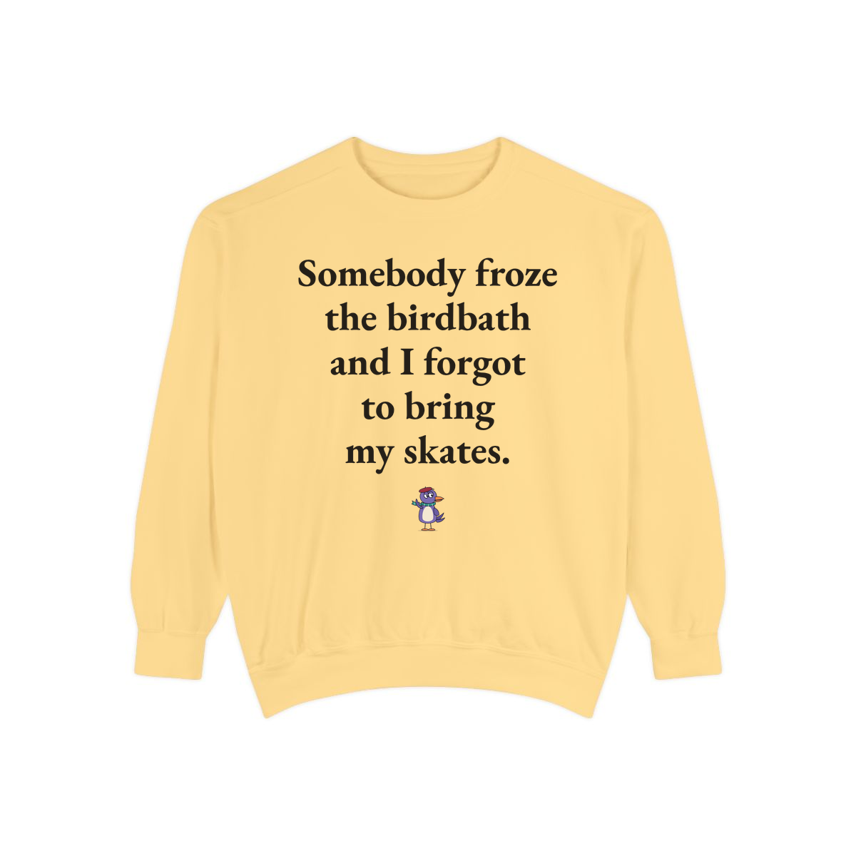 Comfort Colors sweatshirt, Butter