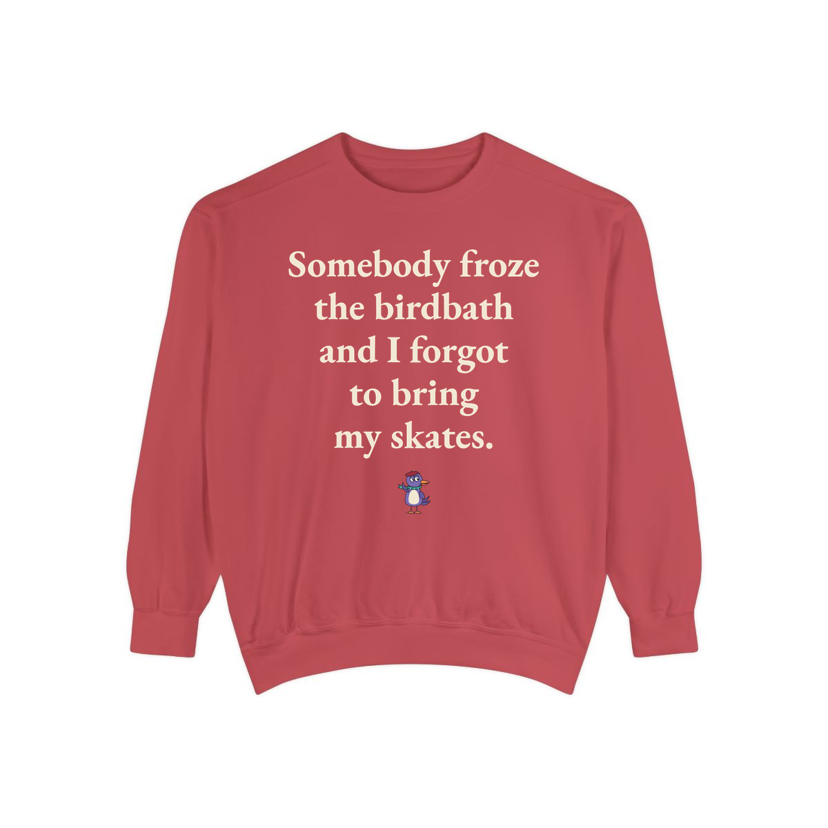 Comfort Colors sweatshirt, Crimson