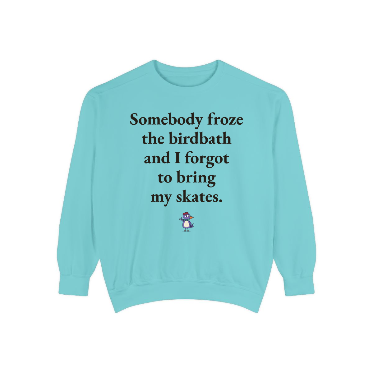Comfort Colors sweatshirt, Chalky Mint