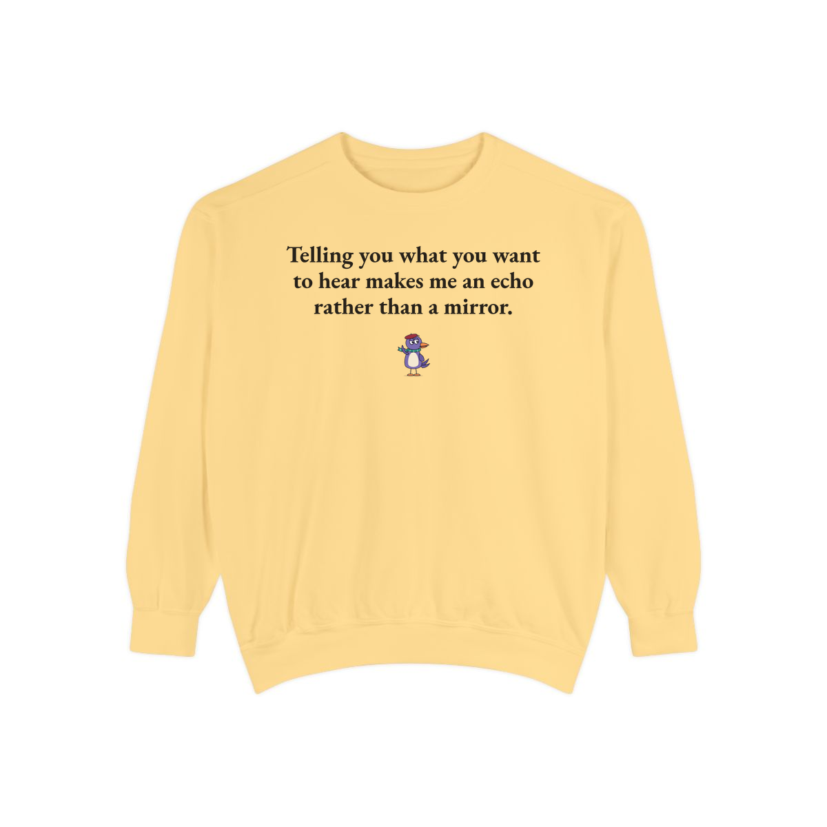 Comfort Colors sweatshirt, Butter