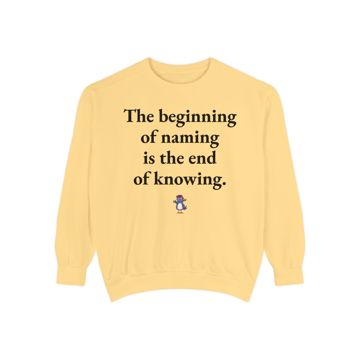 Comfort Colors sweatshirt, Butter