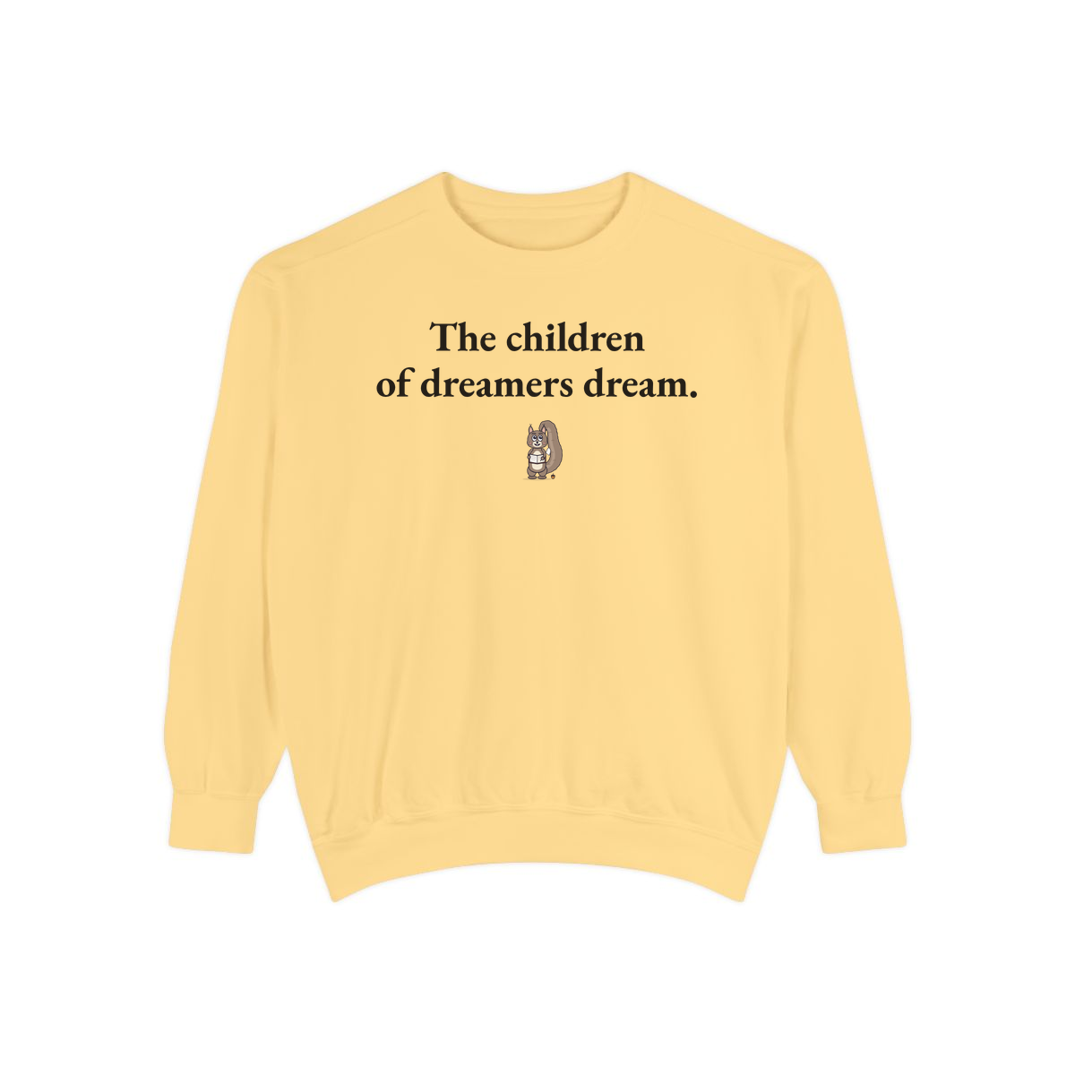 Comfort Colors sweatshirt, Butter