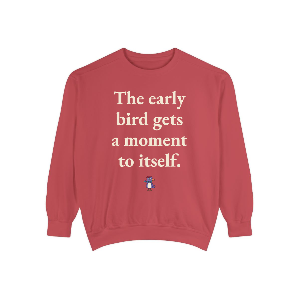 Comfort Colors sweatshirt, Crimson