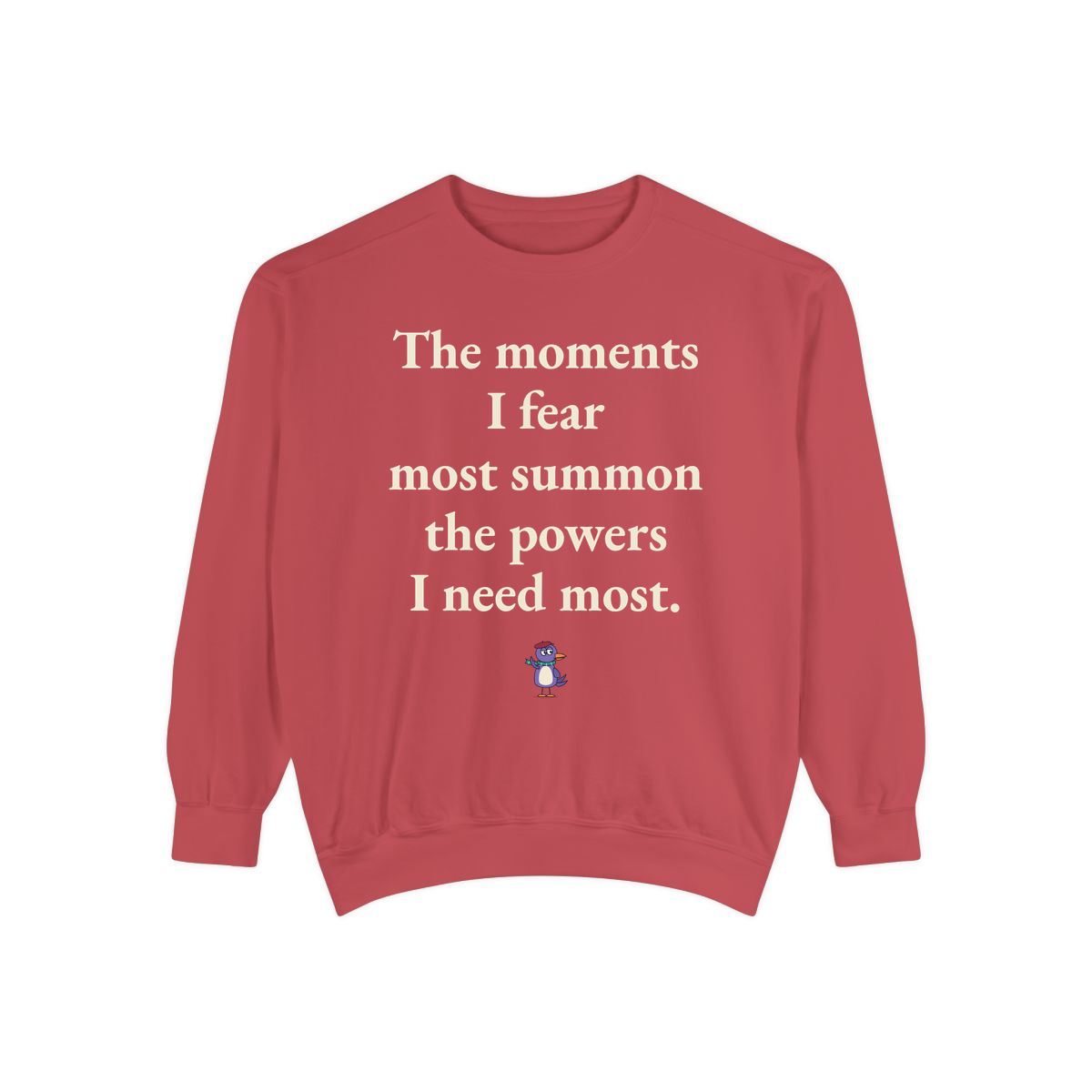 Comfort Colors sweatshirt, Crimson