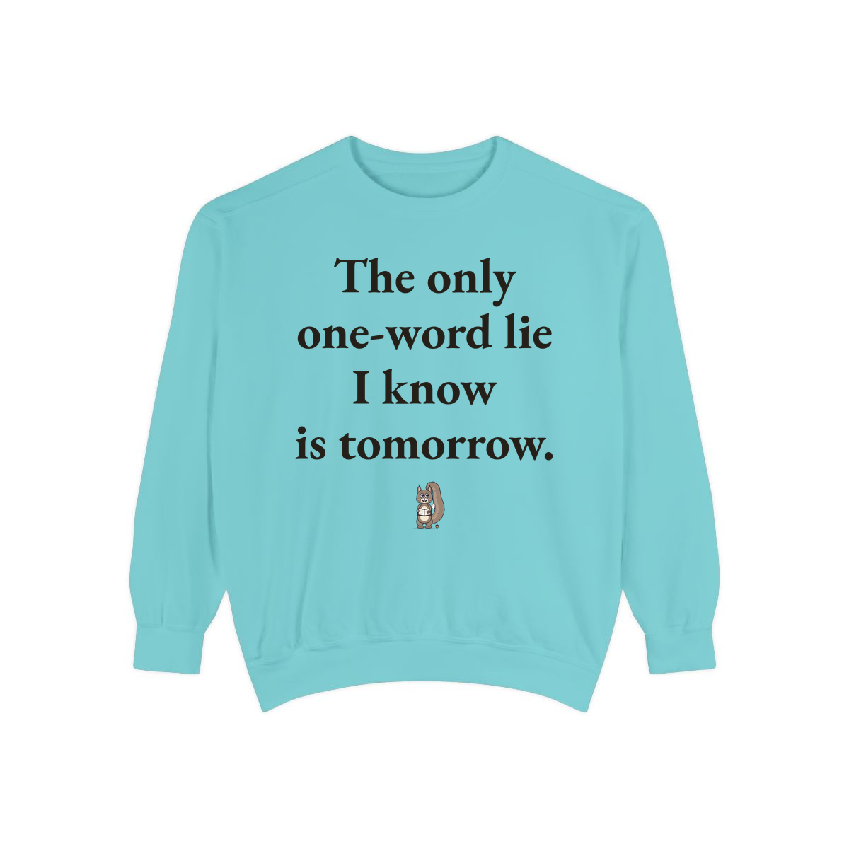 Comfort Colors sweatshirt, Chalky Mint