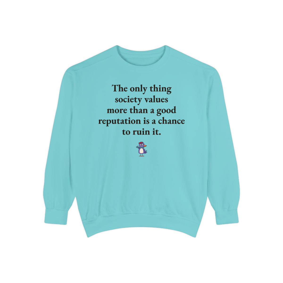 Comfort Colors sweatshirt, Chalky Mint