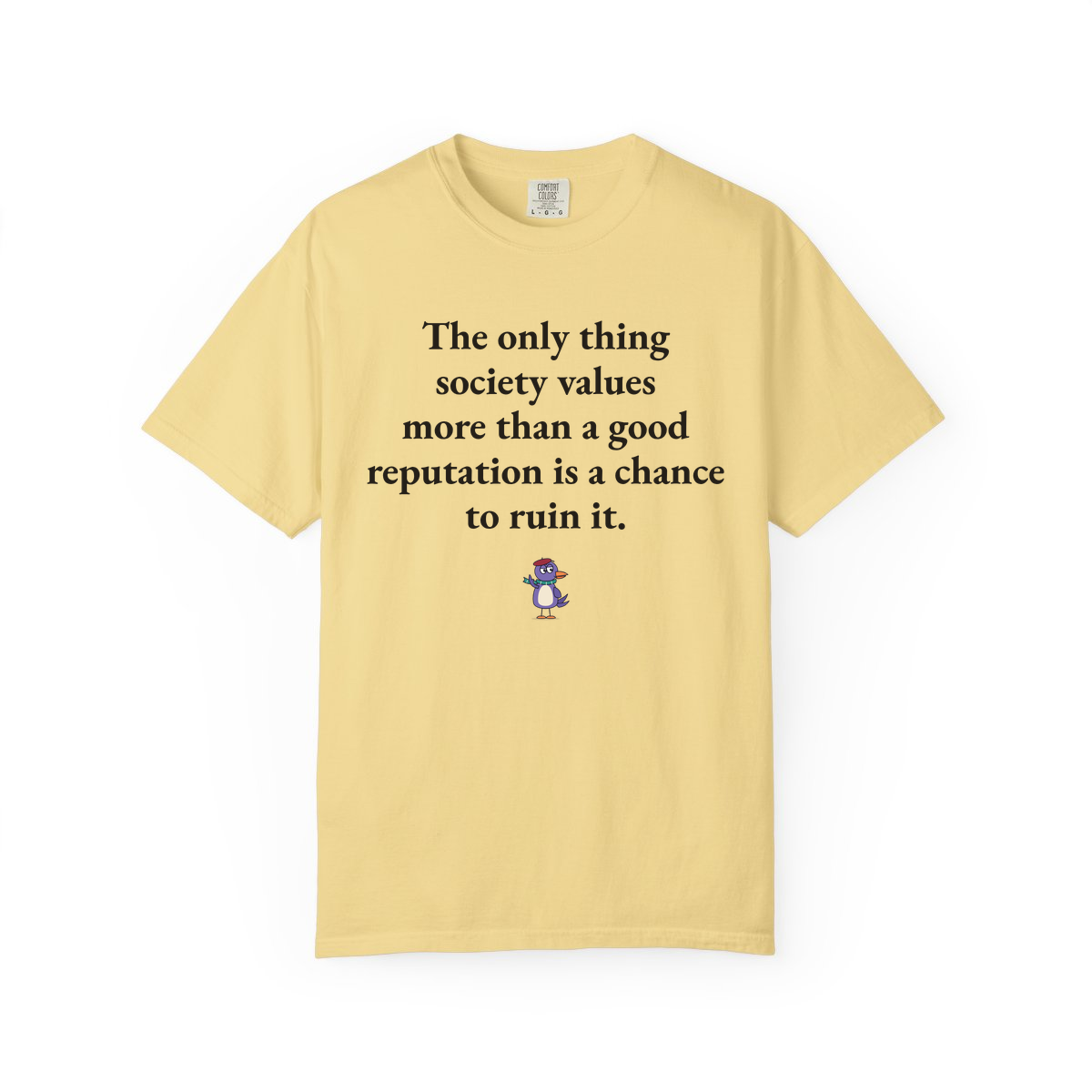 Comfort Colors tee, Butter