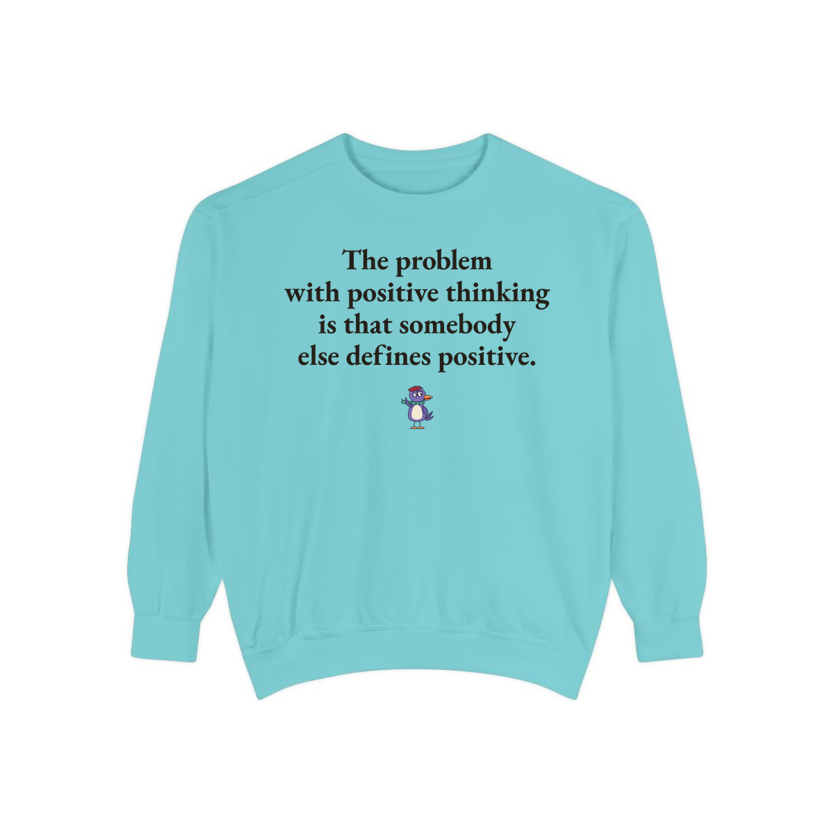 Comfort Colors sweatshirt, Chalky Mint