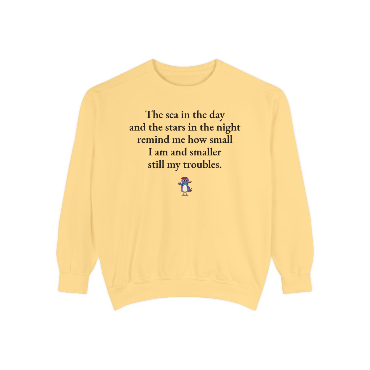 Comfort Colors sweatshirt, Butter