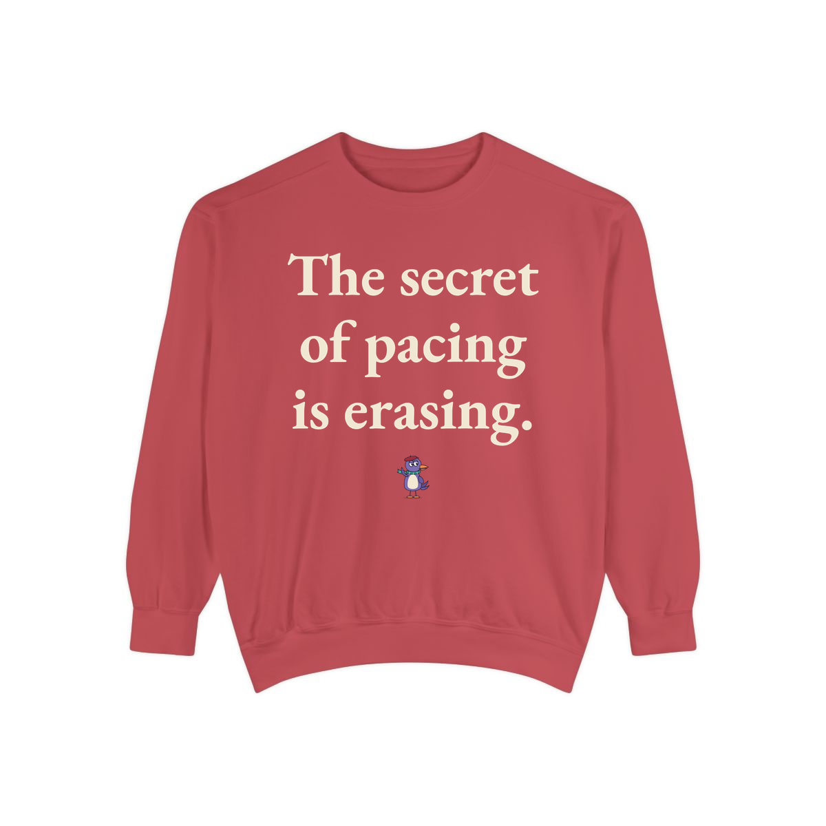 Comfort Colors sweatshirt, Crimson