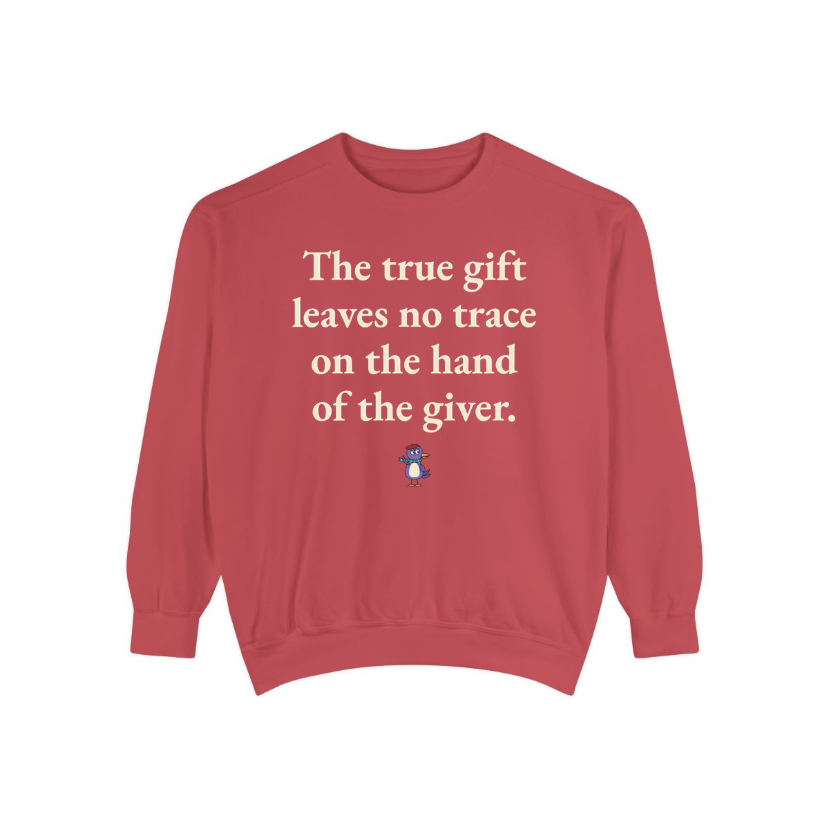 Comfort Colors sweatshirt, Crimson