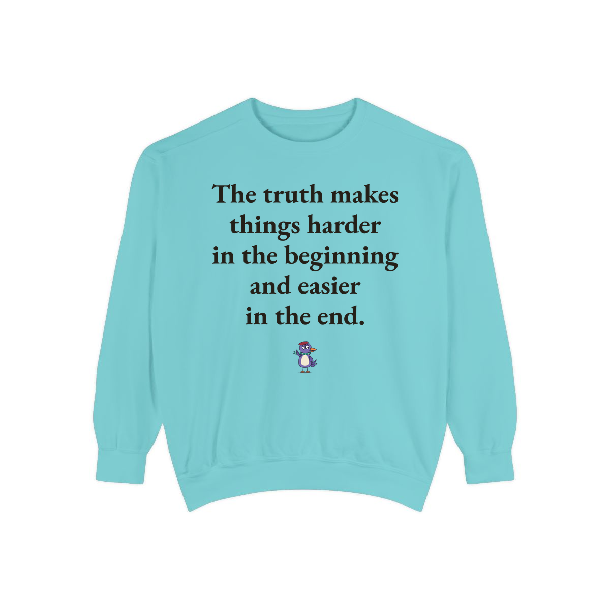 Comfort Colors sweatshirt, Chalky Mint