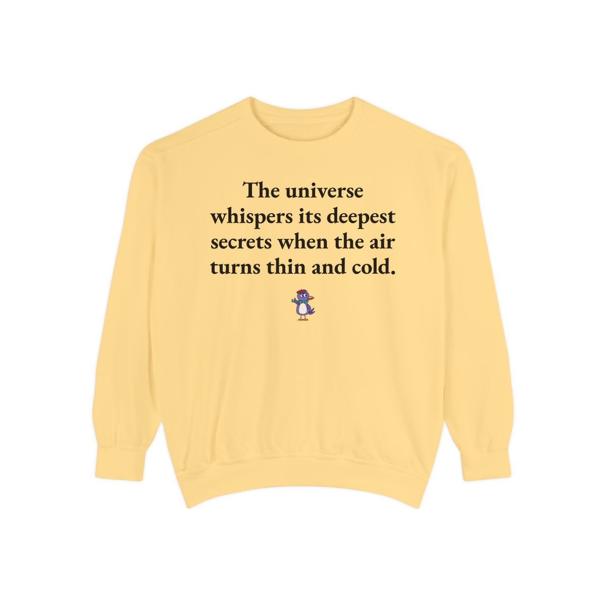 Comfort Colors sweatshirt, Butter