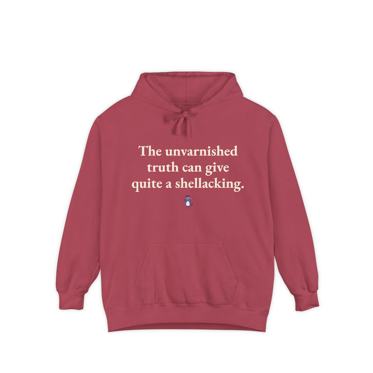 Comfort Colors hoodie, Crimson
