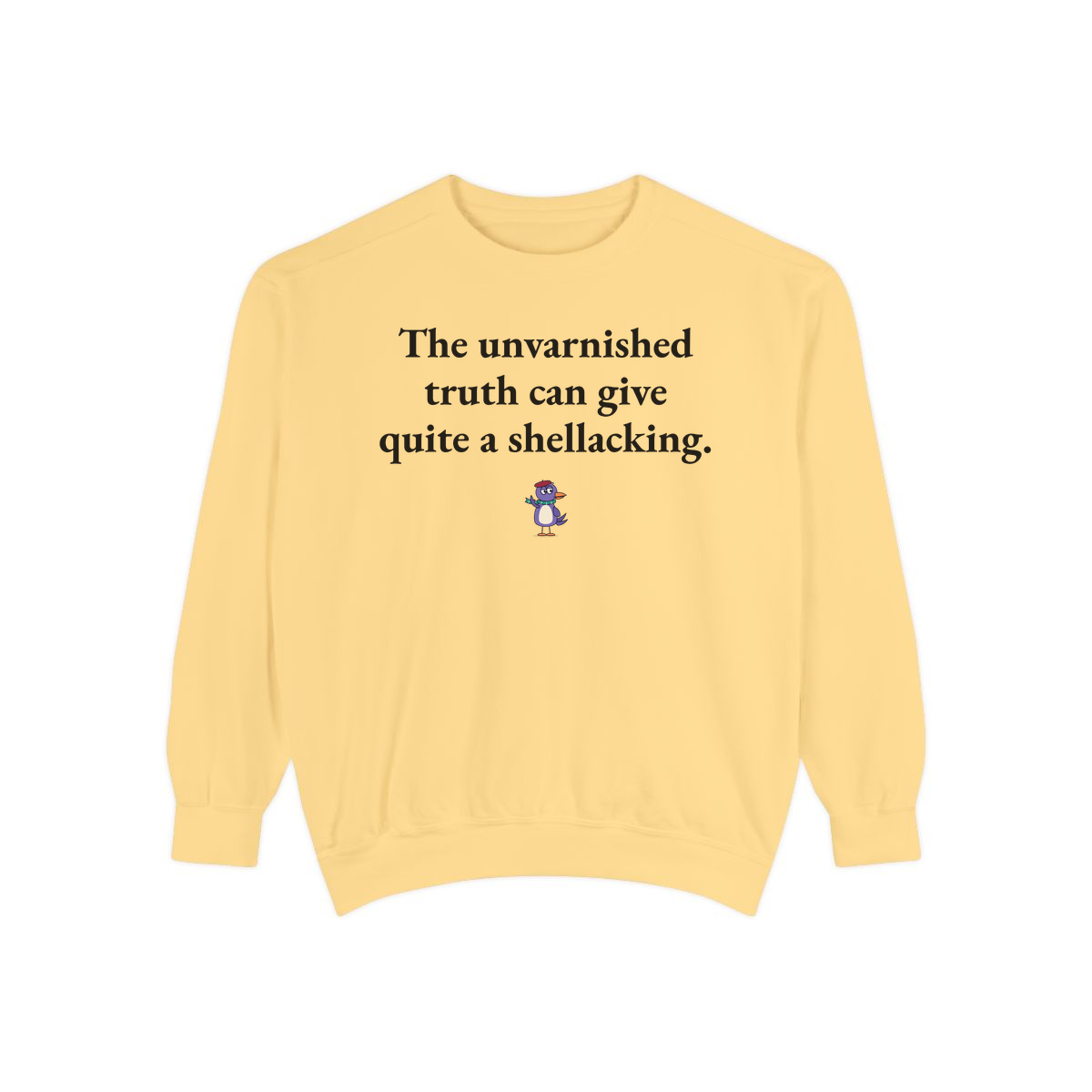 Comfort Colors sweatshirt, Butter
