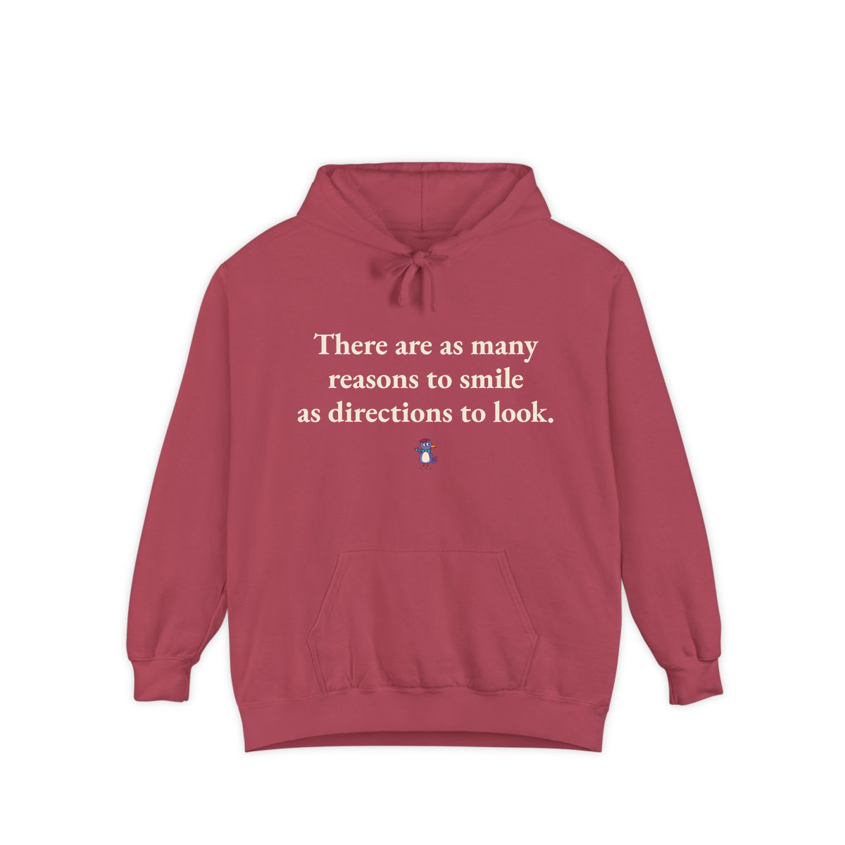 Comfort Colors hoodie, Crimson