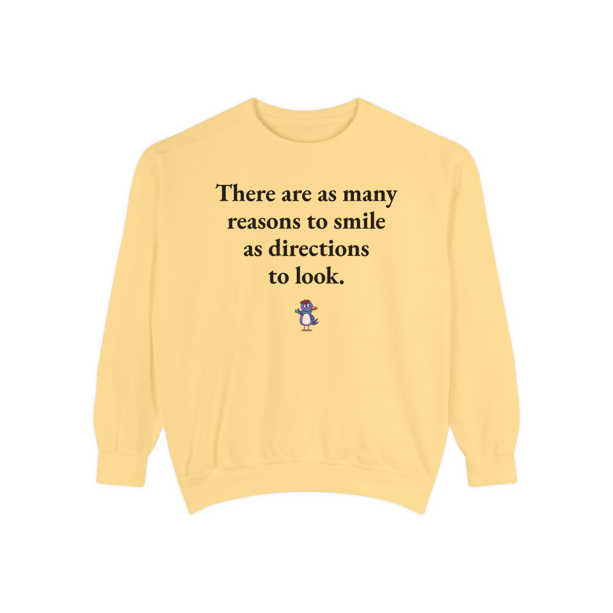 Comfort Colors sweatshirt, Butter