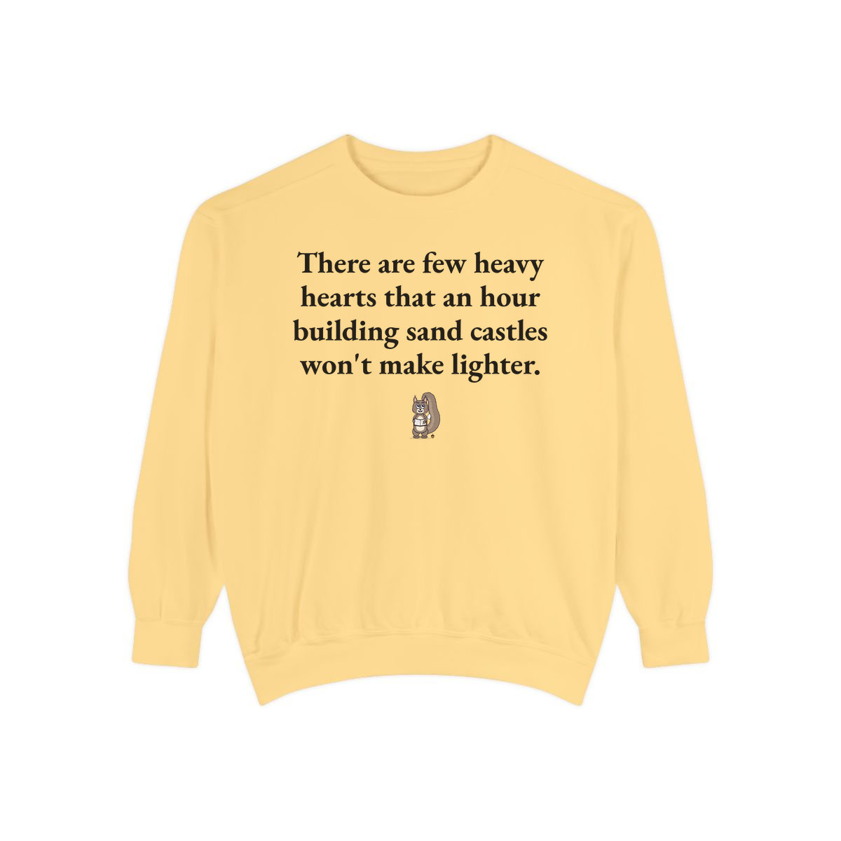 Comfort Colors sweatshirt, Butter