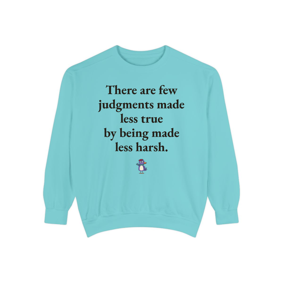 Comfort Colors sweatshirt, Chalky Mint