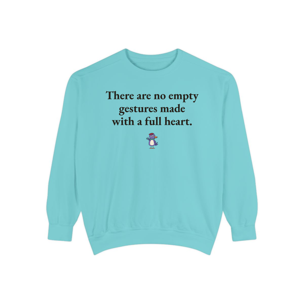 Comfort Colors sweatshirt, Chalky Mint