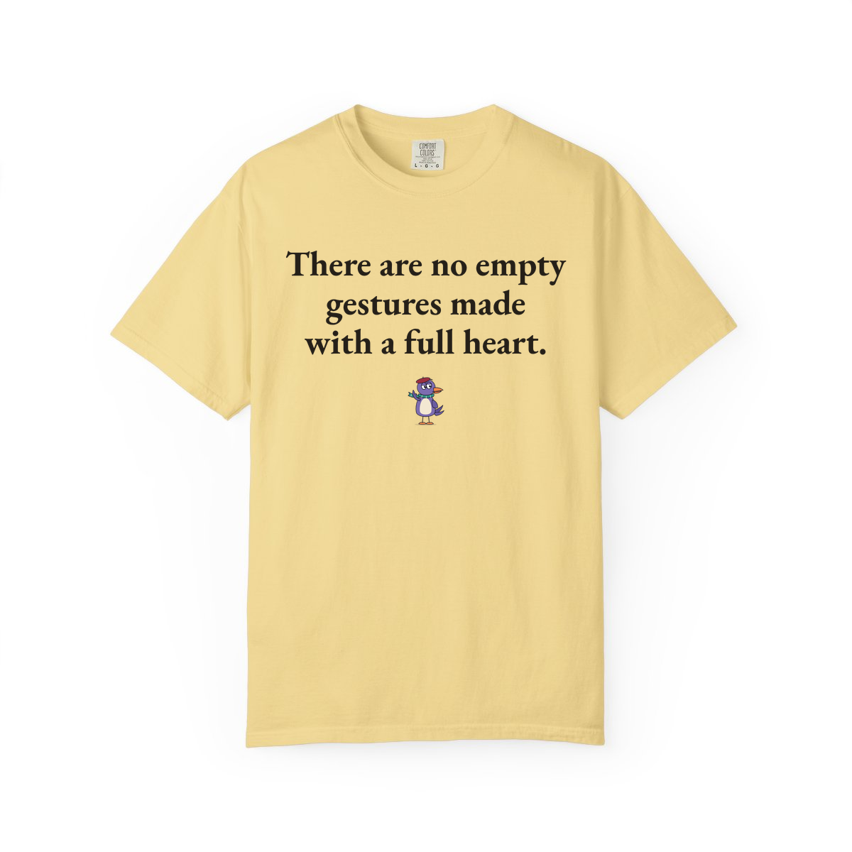 Comfort Colors tee, Butter