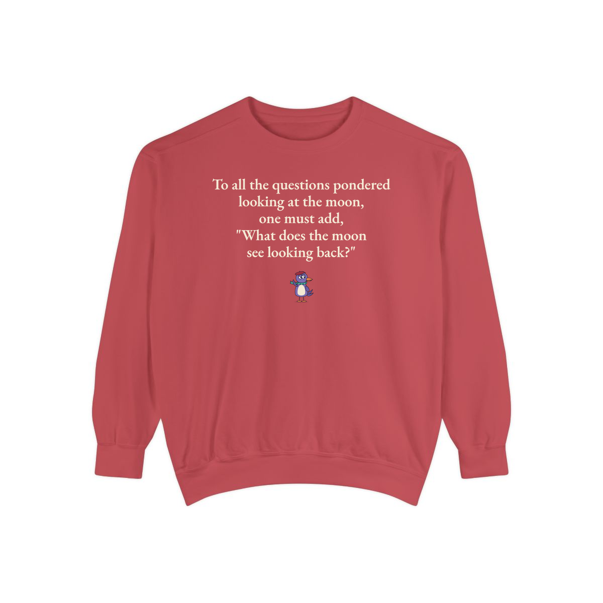 Comfort Colors sweatshirt, Crimson