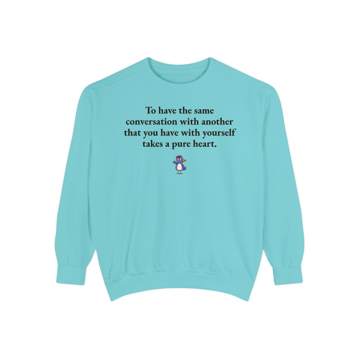 Comfort Colors sweatshirt, Chalky Mint