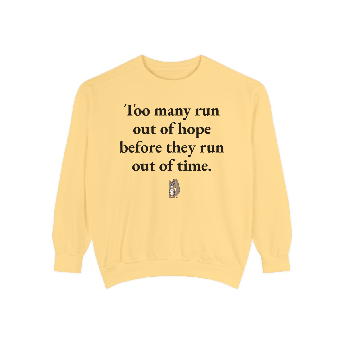 Comfort Colors sweatshirt, Butter