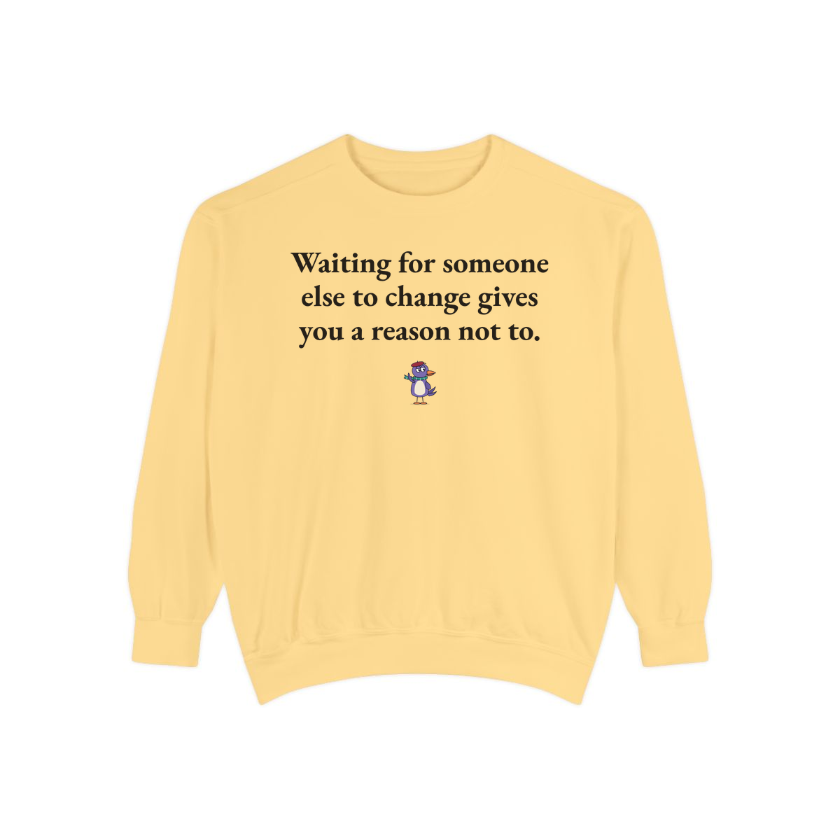 Comfort Colors sweatshirt, Butter