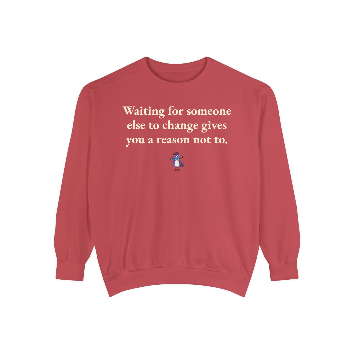 Comfort Colors sweatshirt, Crimson