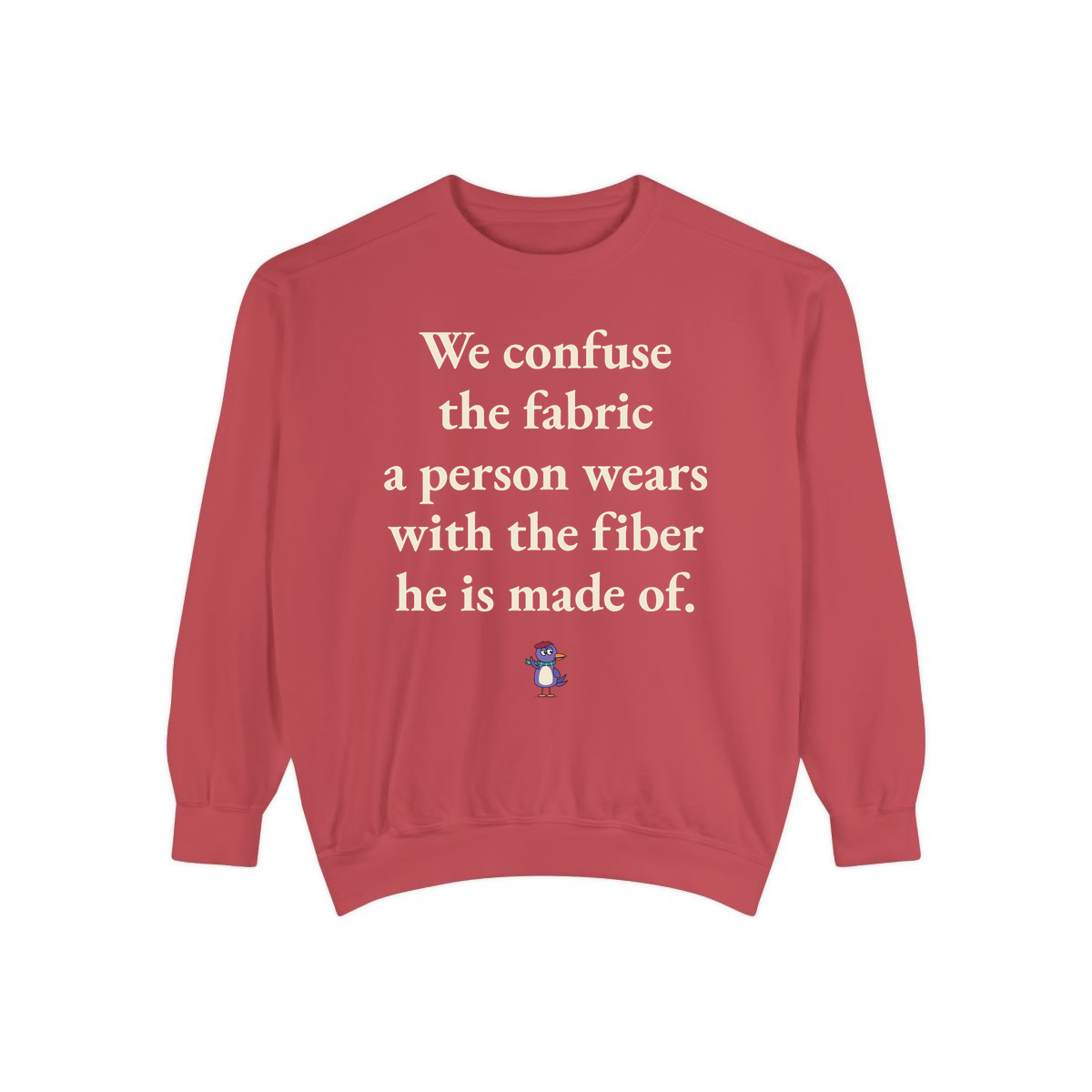 Comfort Colors sweatshirt, Crimson