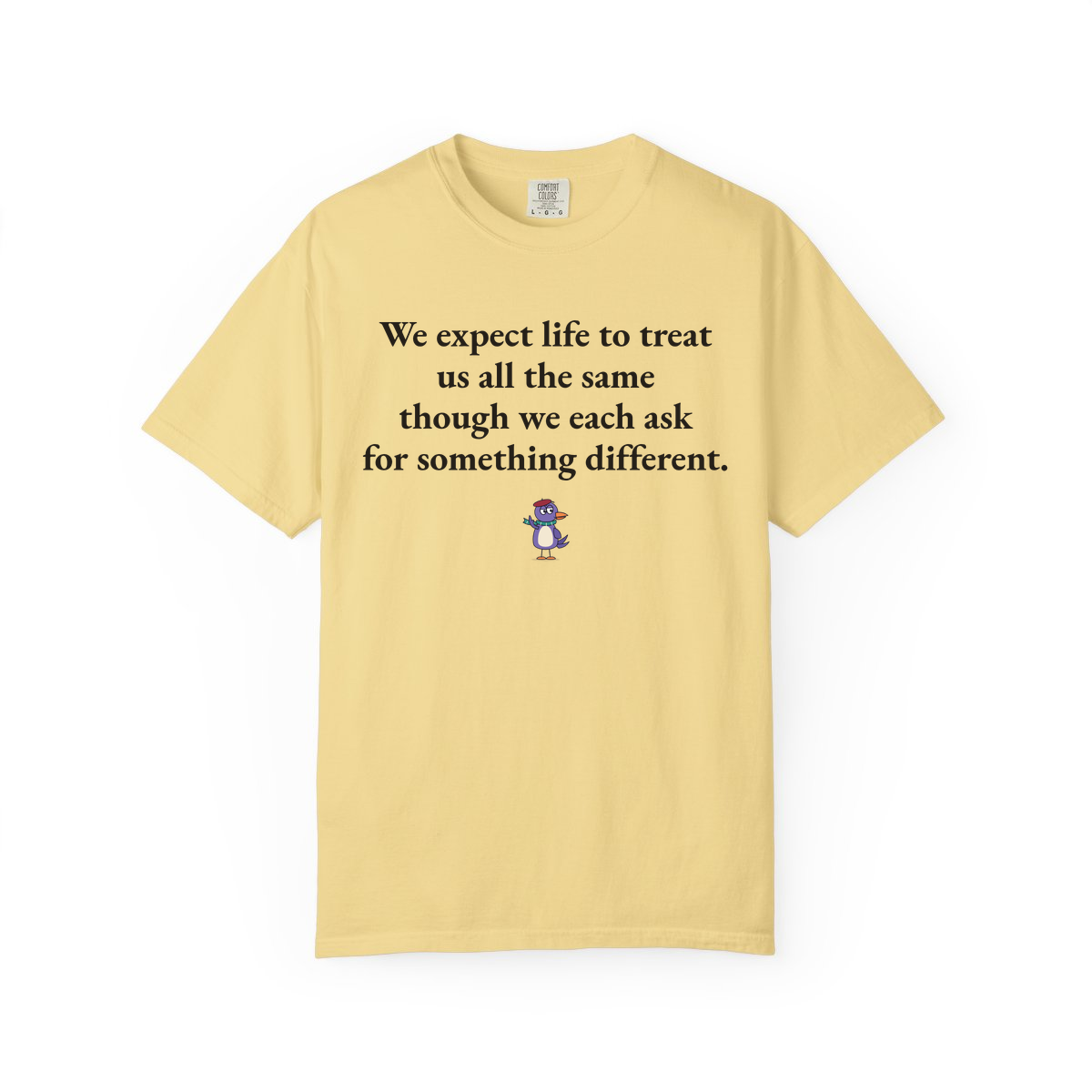Comfort Colors tee, Butter