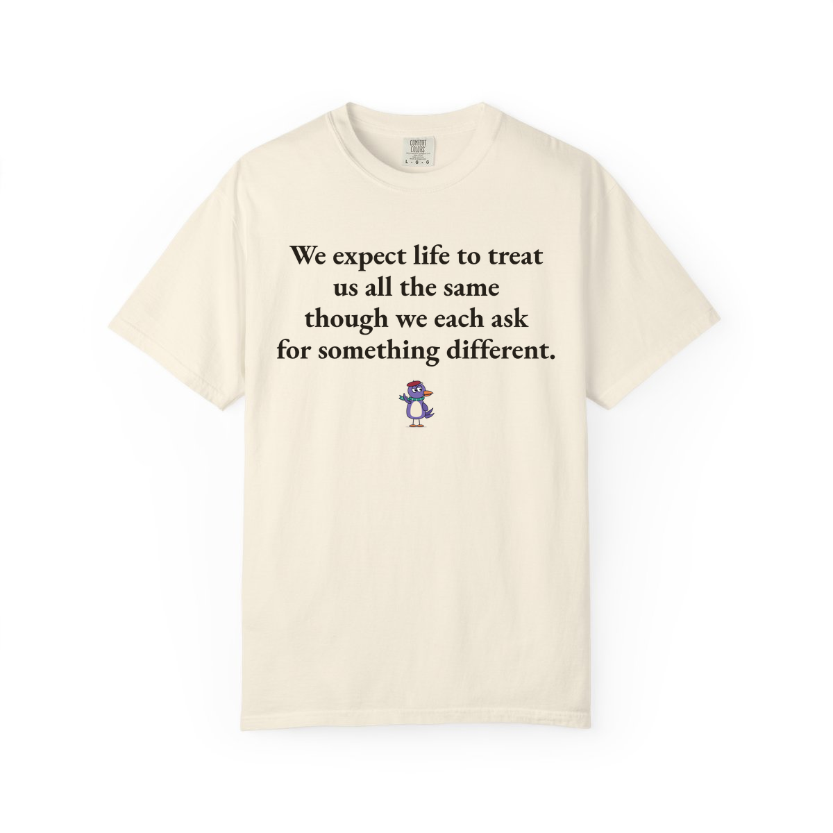 Comfort Colors tee, Ivory