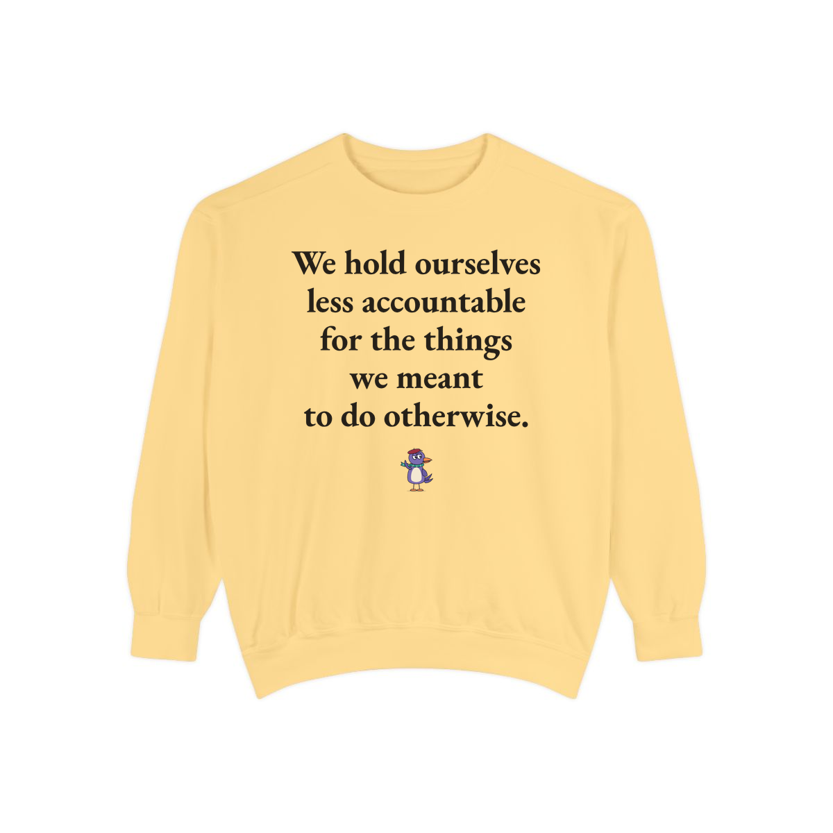 Comfort Colors sweatshirt, Butter