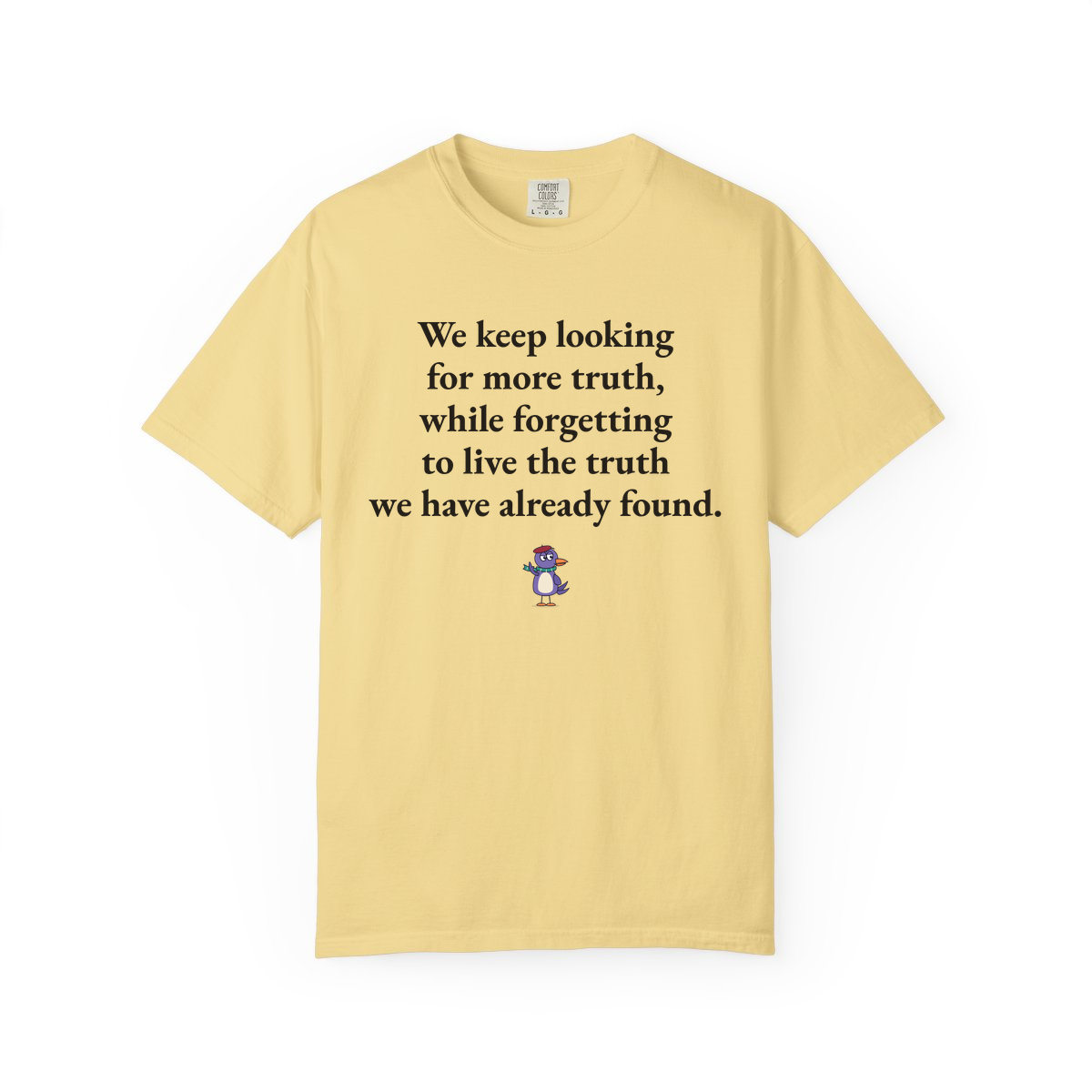 Comfort Colors tee, Butter