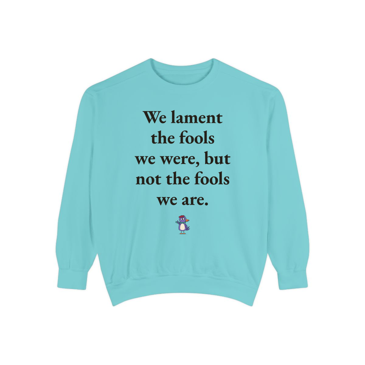 Comfort Colors sweatshirt, Chalky Mint