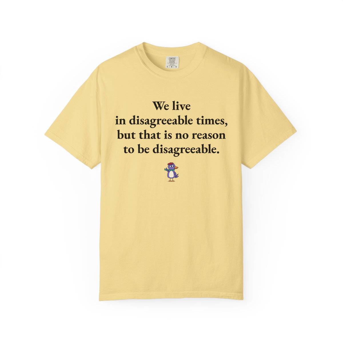 Comfort Colors tee, Butter