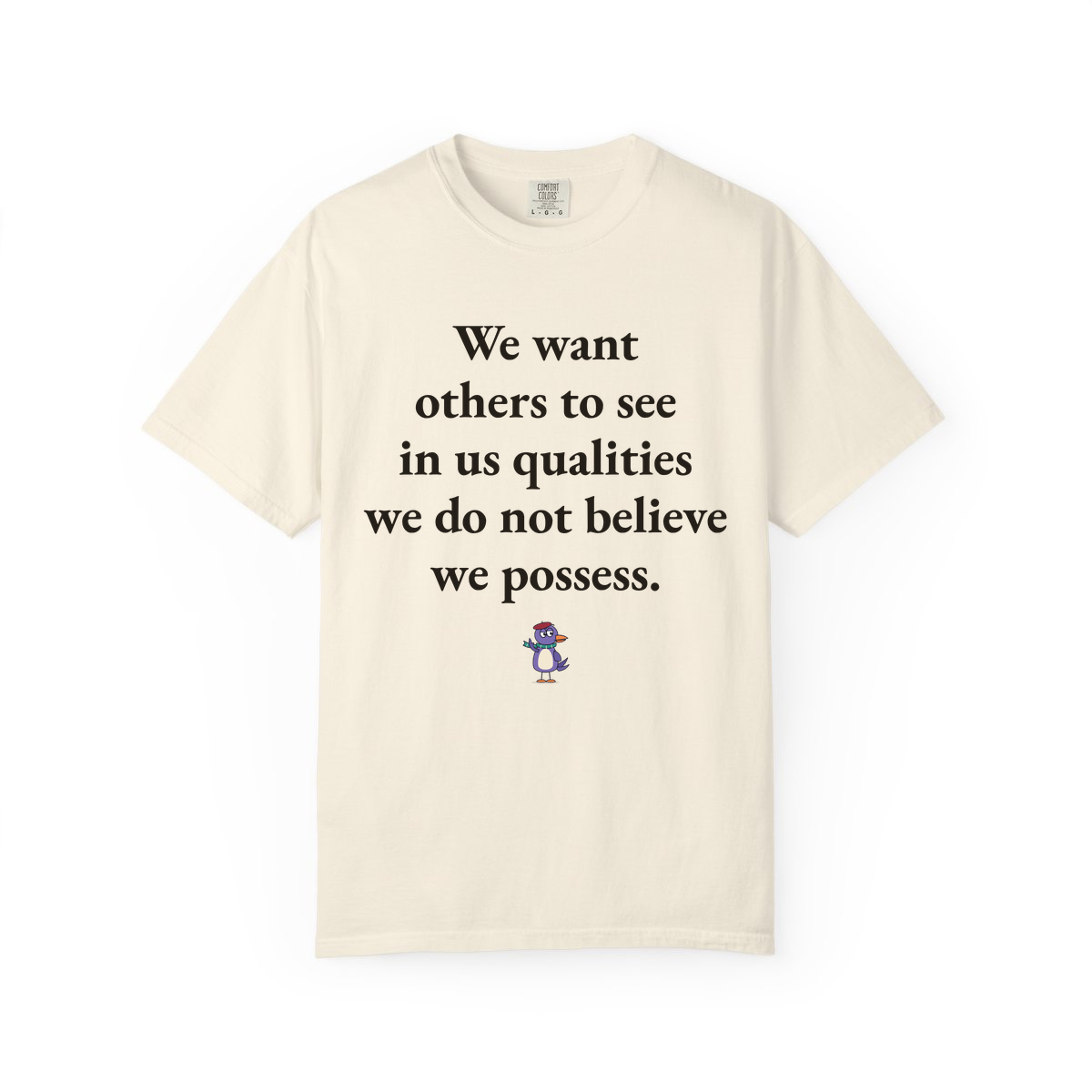Comfort Colors tee, Ivory