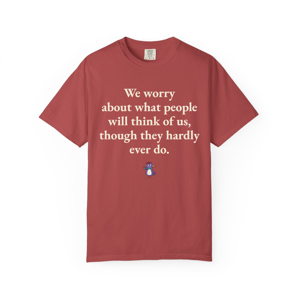 Comfort Colors tee, Crimson