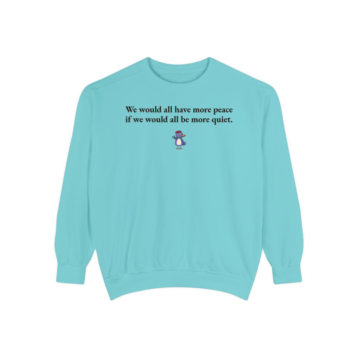 Comfort Colors sweatshirt, Chalky Mint