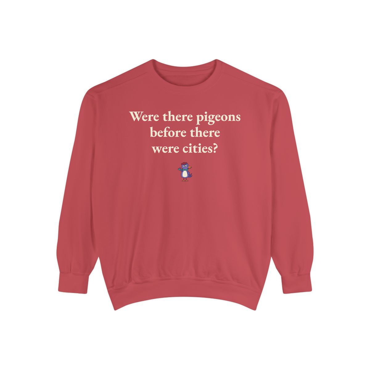 Comfort Colors sweatshirt, Crimson