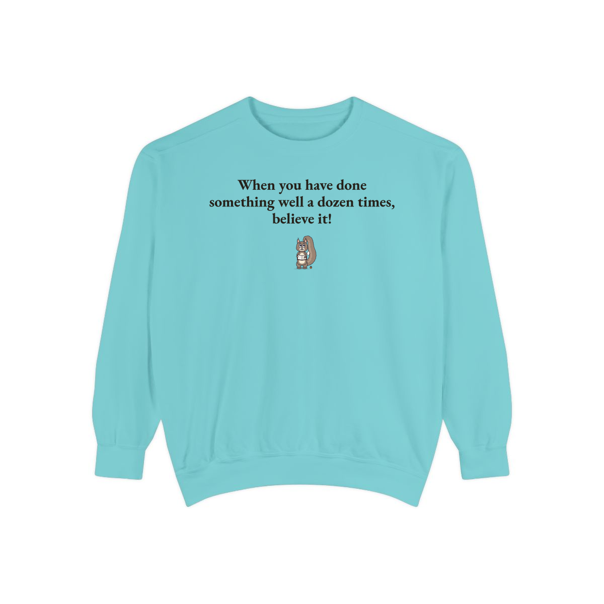 Comfort Colors sweatshirt, Chalky Mint