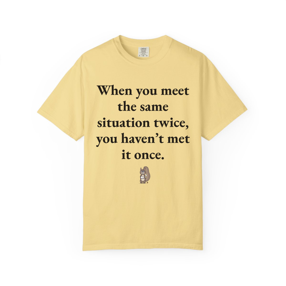 Comfort Colors tee, Butter