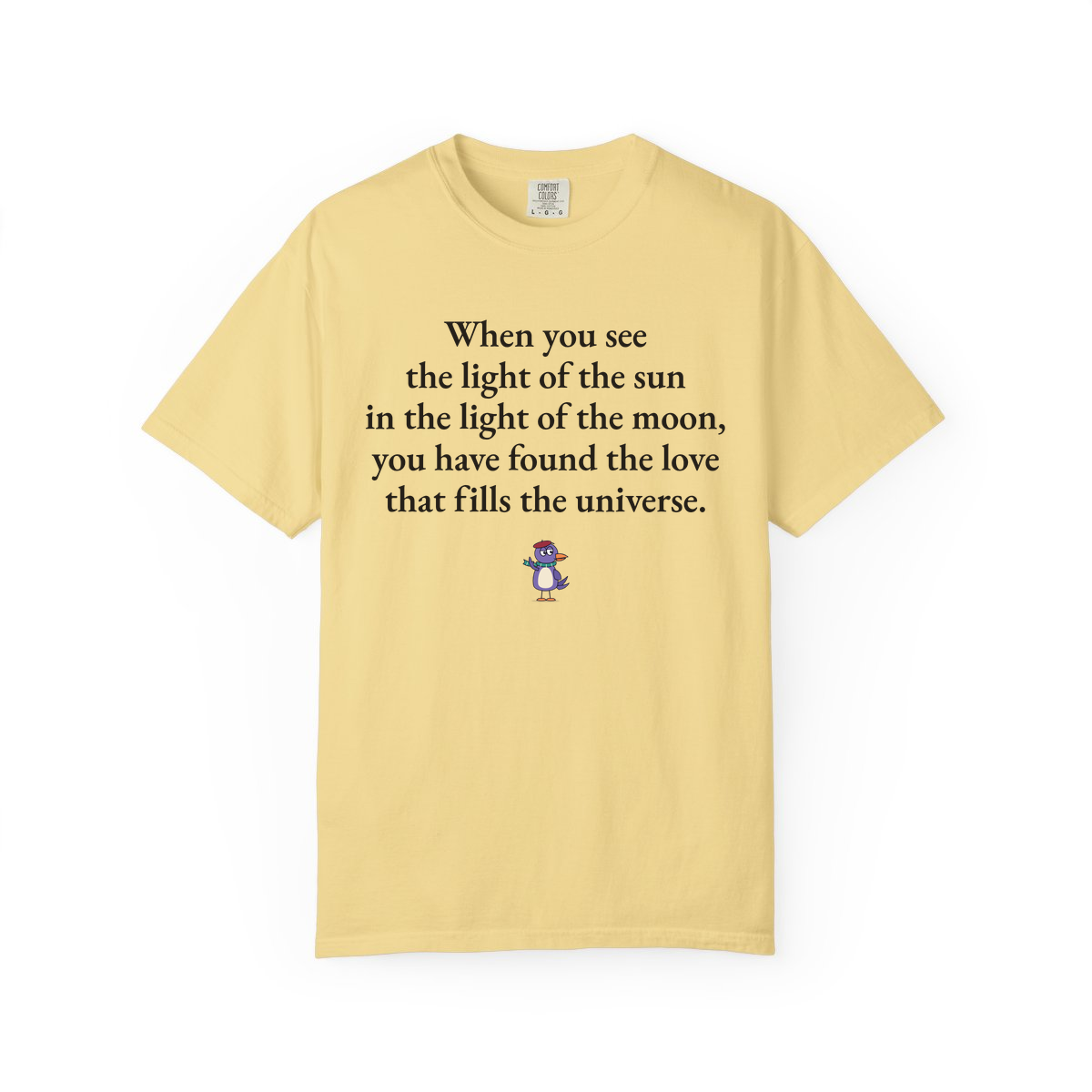 Comfort Colors tee, Butter