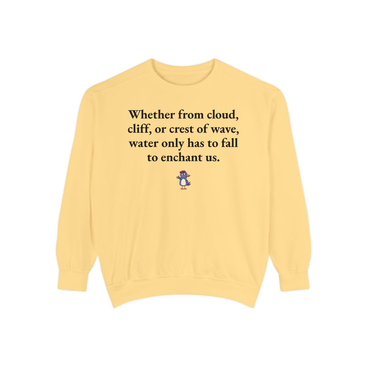 Comfort Colors sweatshirt, Butter