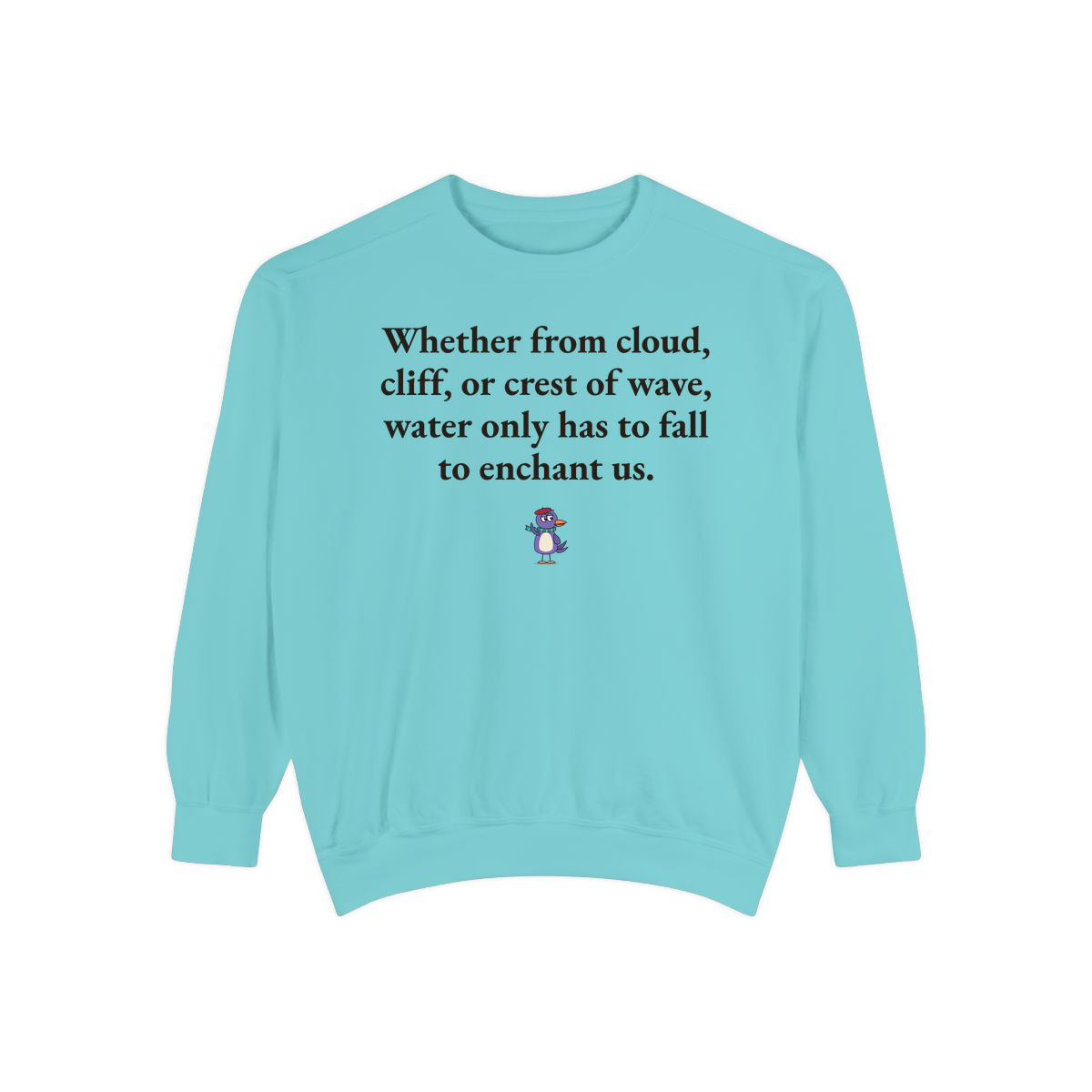 Comfort Colors sweatshirt, Chalky Mint