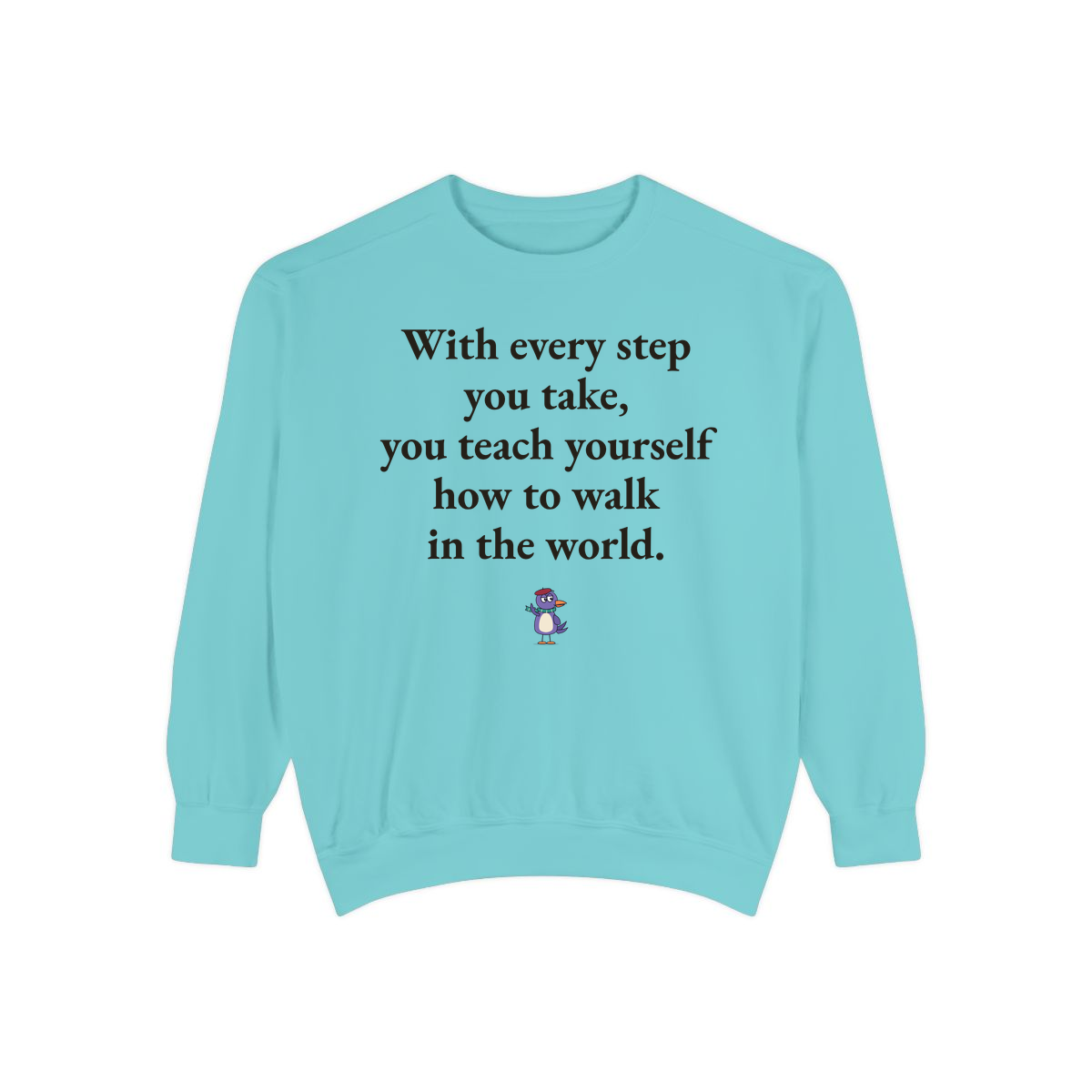 Comfort Colors sweatshirt, Chalky Mint
